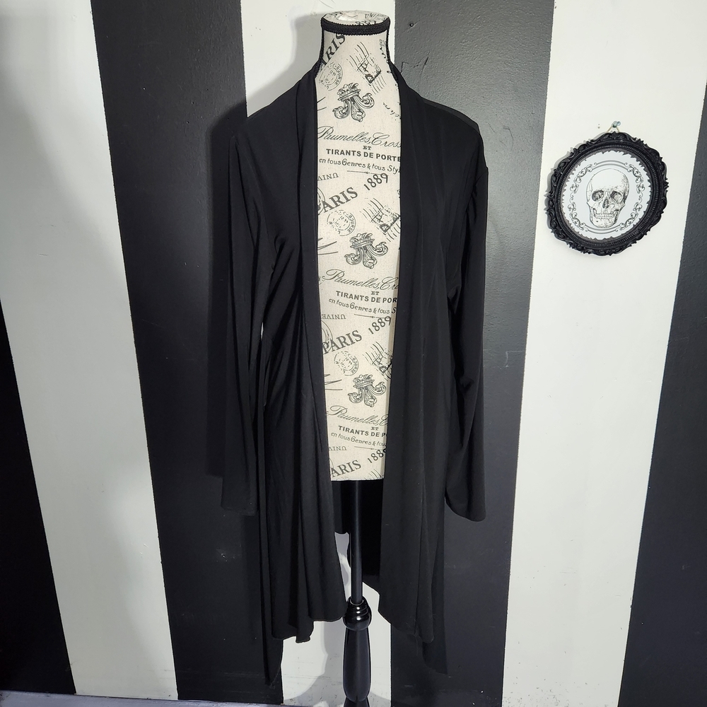 Joseph Ribkoff Black Open Front Sweater
